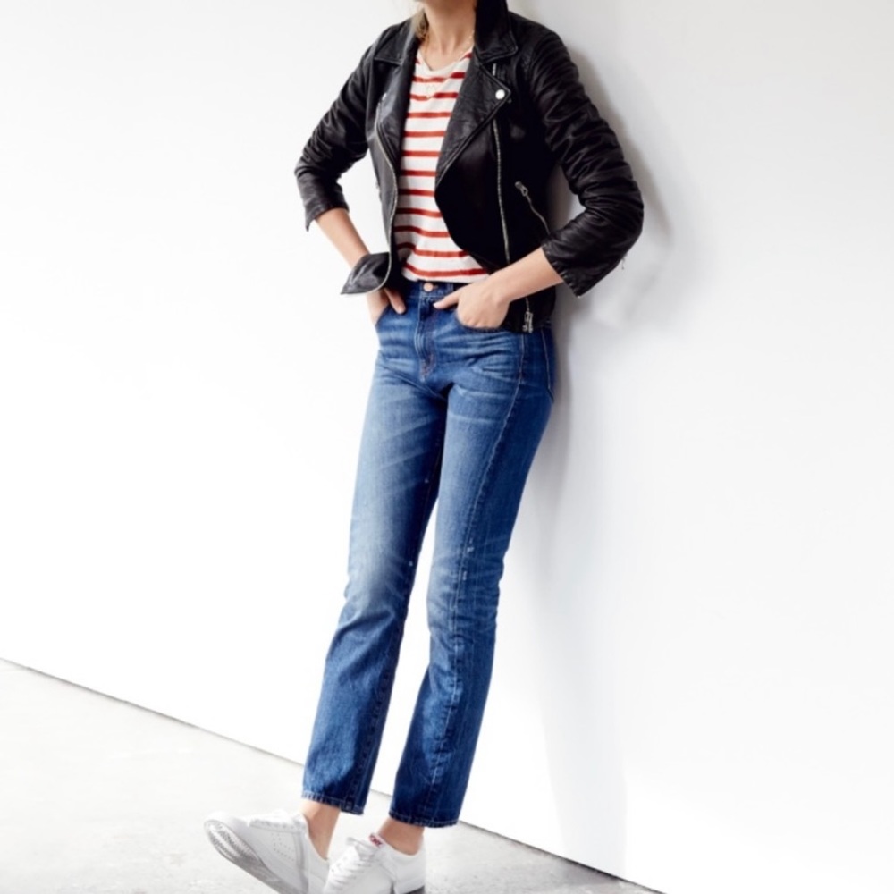 Madewell Cruiser Straight Leg Crop Jean, 31